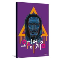 Netflix Squid Game - Front Man Canvas Wall Poster, 14.725" x 22.375"