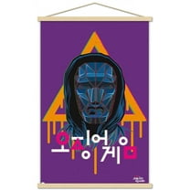 Netflix Squid Game - Front Man Wall Poster with Magnetic Frame, 22.375" x 34"