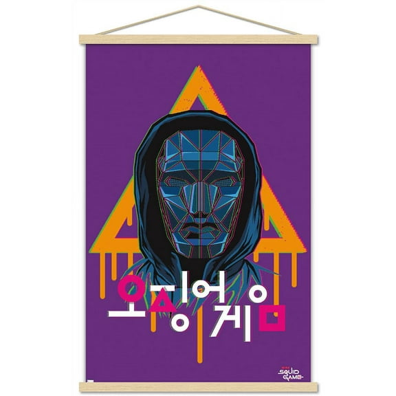 Netflix Squid Game - Front Man Wall Poster with Magnetic Frame, 22.375" x 34"