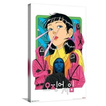 Netflix Squid Game: Season 2 - Laser Eyes Canvas Wall Poster, 14.725" x 22.375"