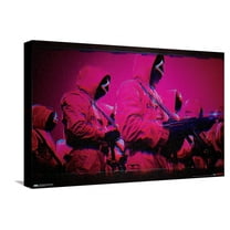 Netflix Squid Game: Season 2 - Red Guards Canvas Wall Poster, 14.725" x 22.375"