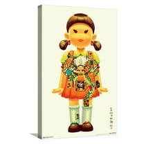 Netflix Squid Game: Season 2 - Toy Doll Canvas Wall Poster, 14.725" x 22.375"