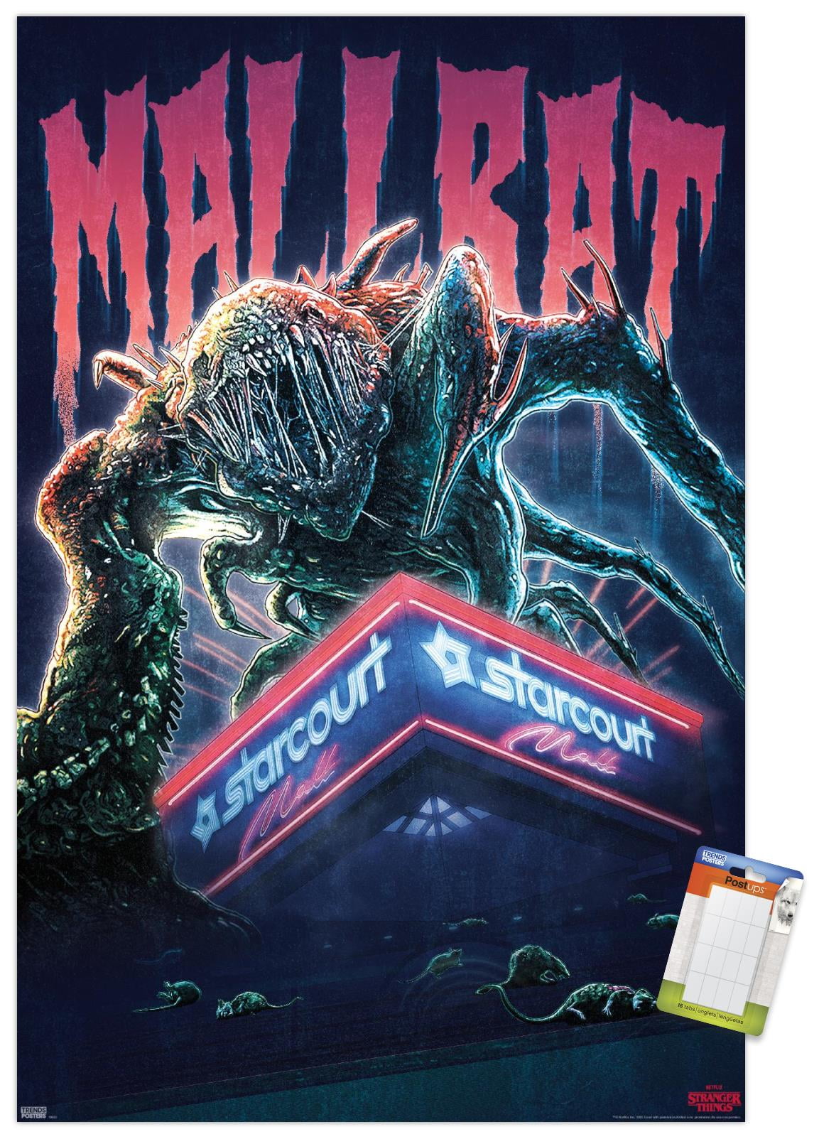 Netflix Stranger Things 3 - Mallrat Wall Poster, 22.375" x 34"