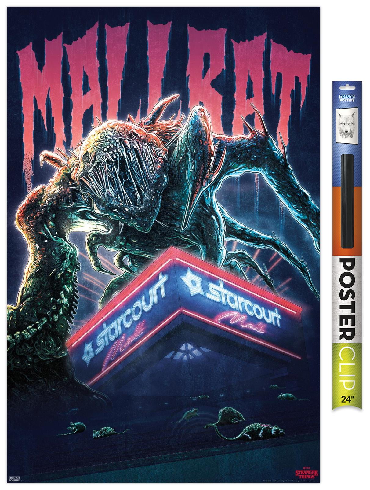 Netflix Stranger Things 3 - Mallrat Wall Poster, 22.375" x 34"