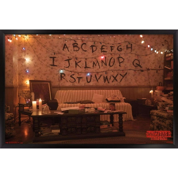 Netflix Stranger Things - Alphabet Wall Poster, 14.725" x 22.375", Framed