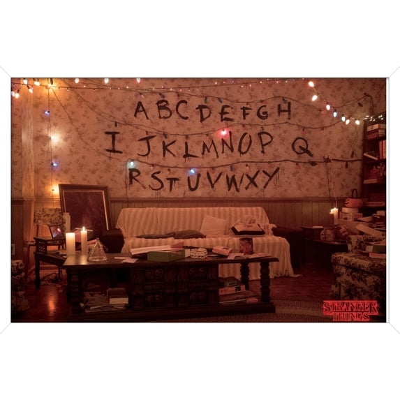 Netflix Stranger Things - Alphabet Wall Poster, 14.725" x 22.375", Framed