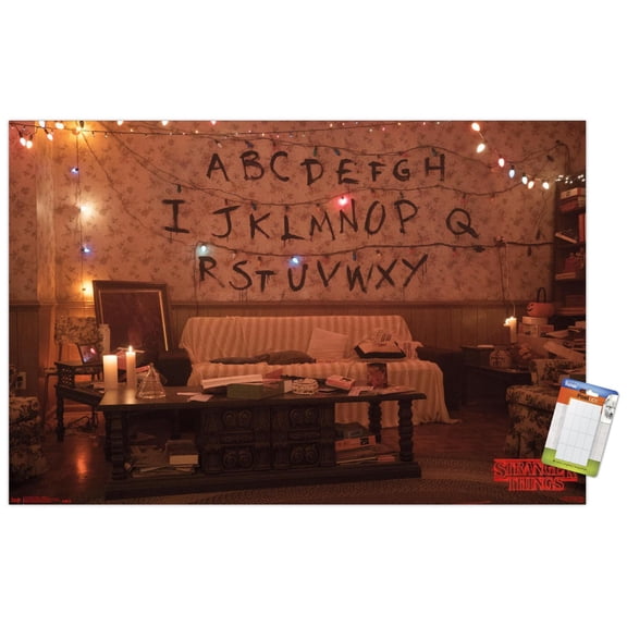 Netflix Stranger Things - Alphabet Wall Poster, 22.375" x 34"