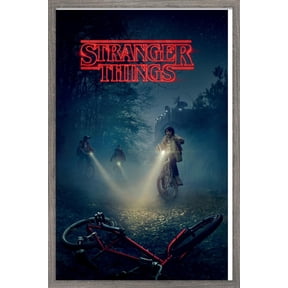 Netflix Stranger Things - Bikes Wall Poster, 22.375" x 34" Framed
