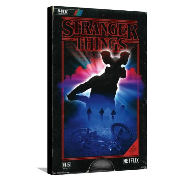 Netflix Stranger Things - Demogorgon Canvas Wall Poster, 14.725" x 22.375"