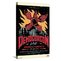 Netflix Stranger Things - Demogorgon Live Canvas Wall Poster, 14.725" x 22.375"