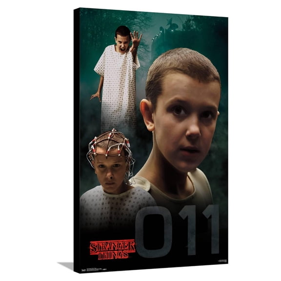 Netflix Stranger Things - Eleven Canvas Wall Poster, 22.375" x 34"