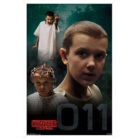 Netflix Stranger Things - Eleven Wall Poster, 22.375" x 34", Framed