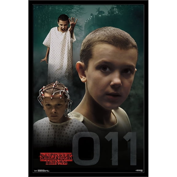 Netflix Stranger Things - Eleven Wall Poster, 22.375" x 34", Framed