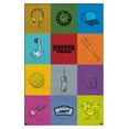 thumbnail image 1 of Netflix Stranger Things - Minimalist Icons Wall Poster, 22.375" x 34", Framed, 1 of 3