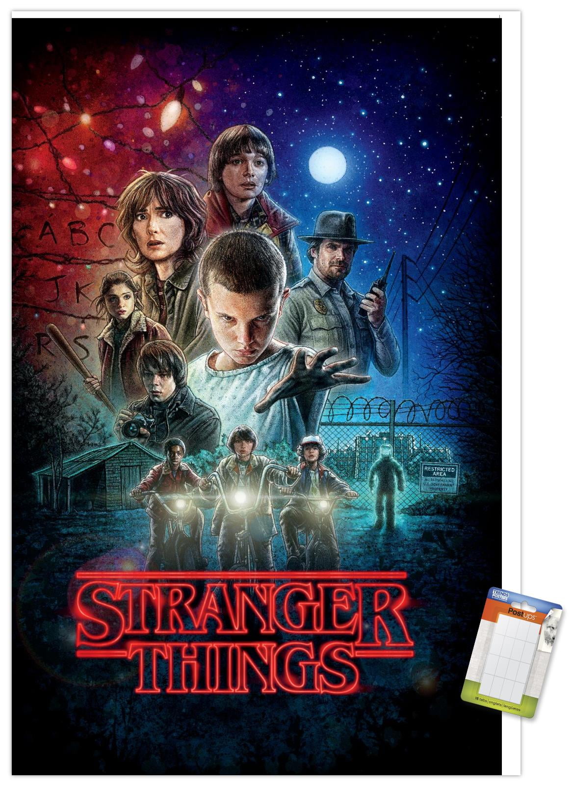 Netflixオリジナルシリーズ『STRANGER THINGS』ポスター。 Netflix Stranger Things - One Sheet Wall Poster, 22.375