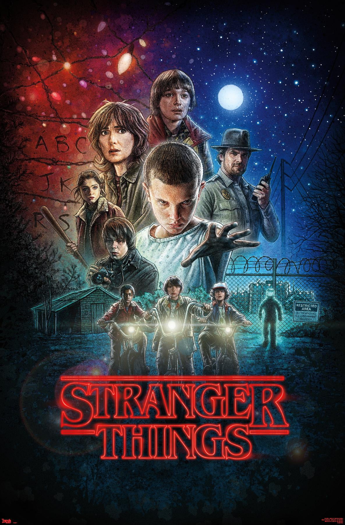 Netflixオリジナルシリーズ『STRANGER THINGS』ポスター Netflix Stranger Things - One Sheet Wall Poster, 22.375