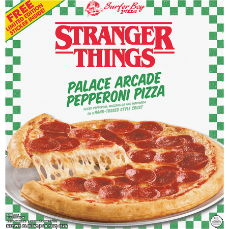 Netflix Stranger Things Hand-Tossed Crust Palace Arcade Pepperoni Pizza, Rich Tomato Sauce, 23 oz (Frozen)