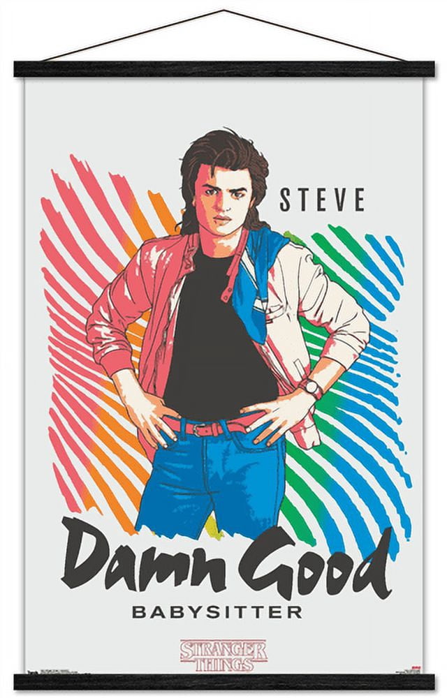 Netflix Stranger Things: Season 2 - Babysitter Wall Poster with Magnetic Frame, 22.375" x 34"