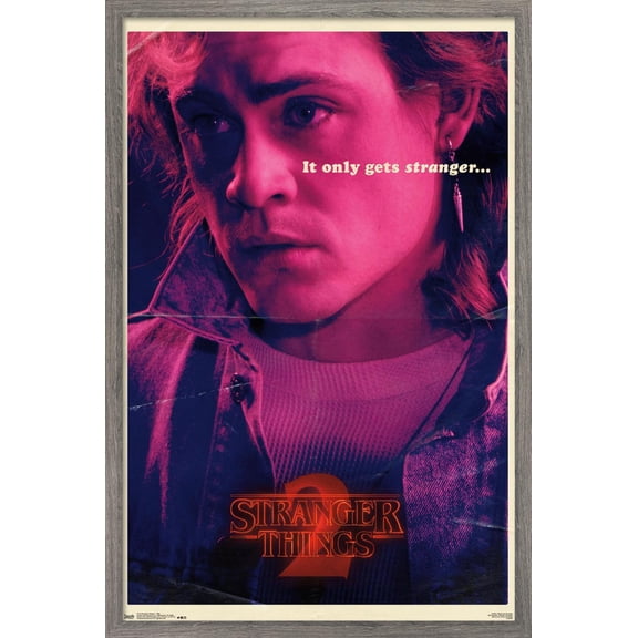 Netflix Stranger Things: Season 2 - Billy Wall Poster, 22.375" x 34", Framed