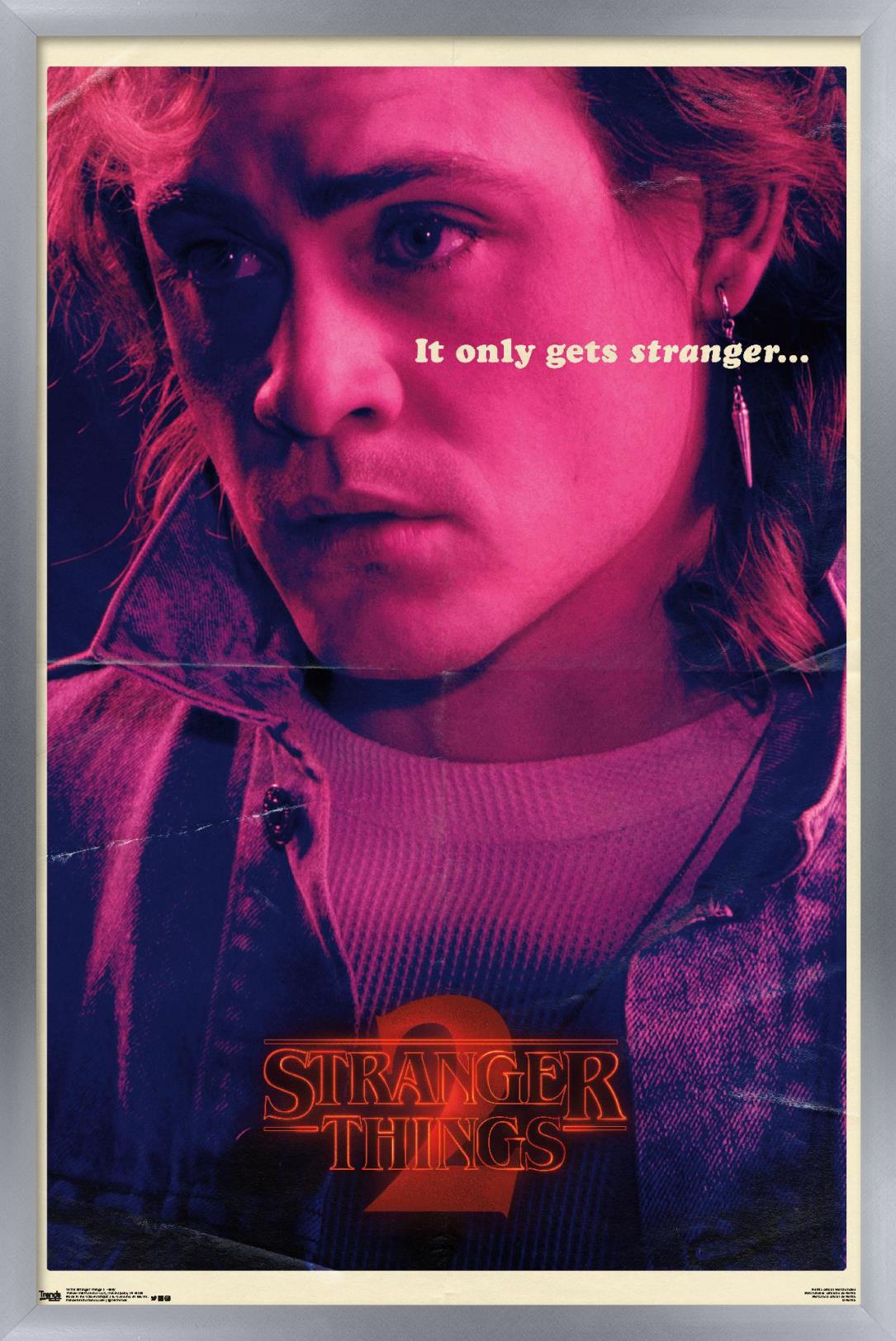 Netflix Stranger Things: Season 2 - Billy Wall Poster, 22.375" x 34", Framed