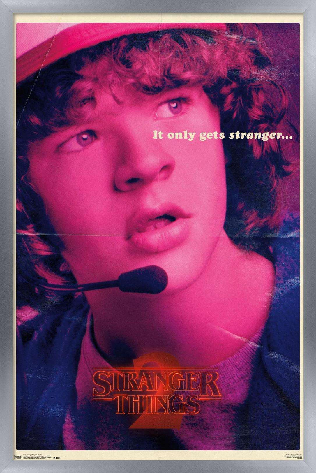 Netflix Stranger Things: Season 2 - Dustin Wall Poster, 14.725" x 22.375", Framed
