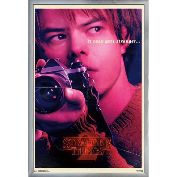 Netflix Stranger Things: Season 2 - Jonathan Wall Poster, 22.375" x 34", Framed