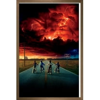 Netflix Stranger Things: Season 2 - Key Art Wall Poster, 14.725" x 22.375", Framed