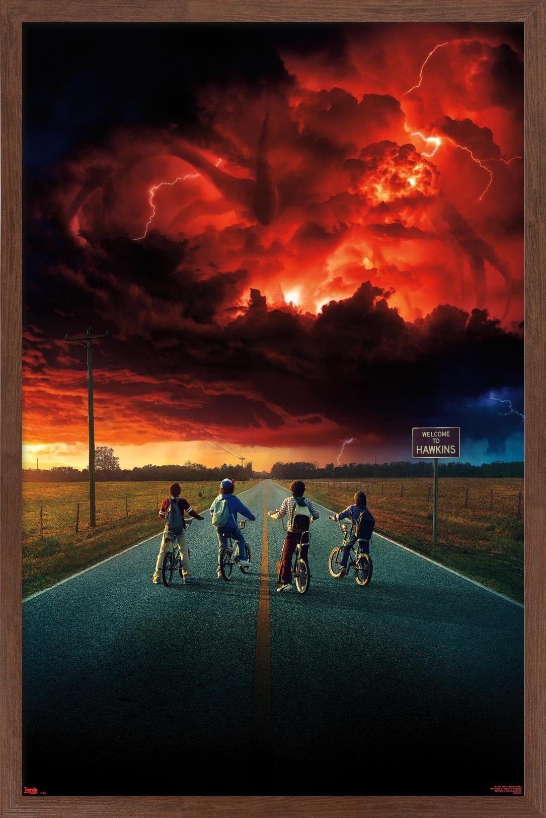 Netflix Stranger Things: Season 2 - Key Art Wall Poster, 22.375