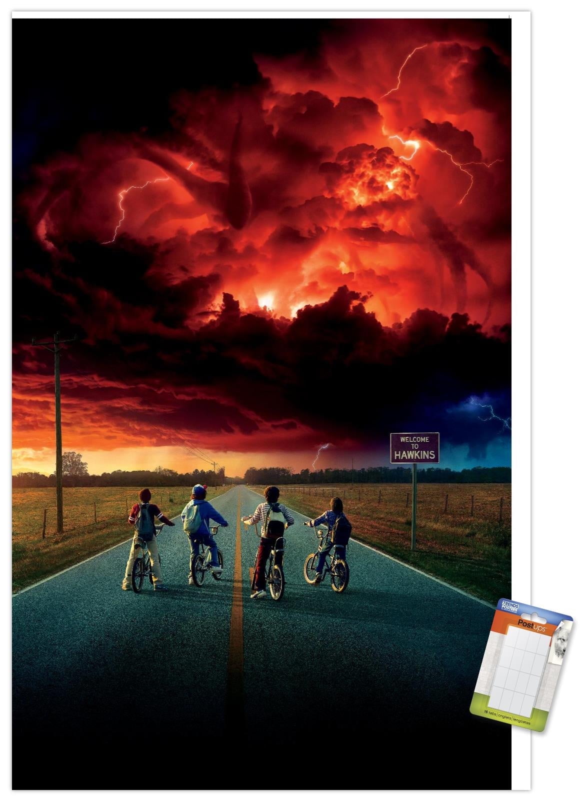 Netflix Stranger Things: Season 2 - Key Art Wall Poster, 22.375