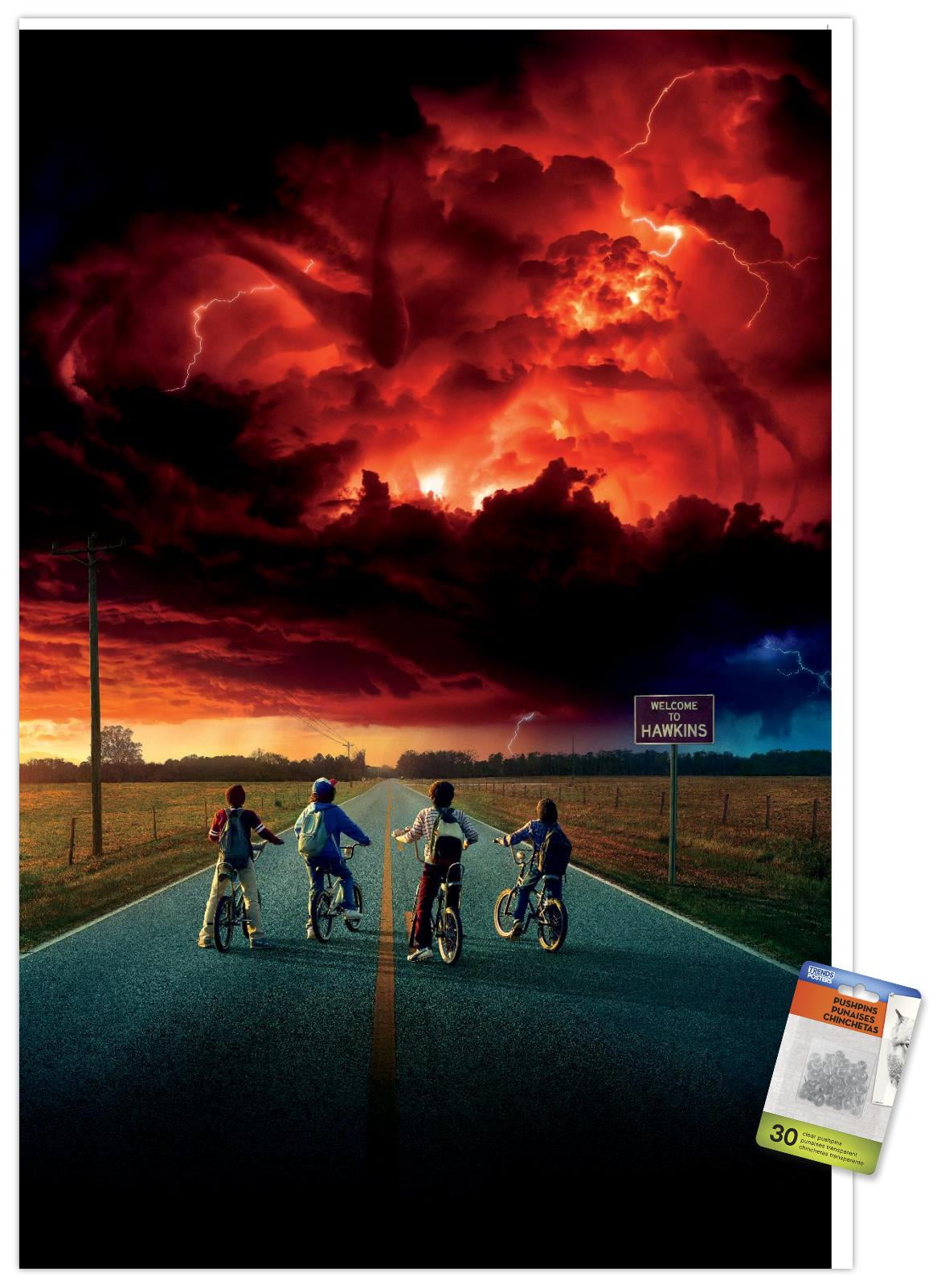Netflix Stranger Things: Season 2 - Key Art Wall Poster, 14.725
