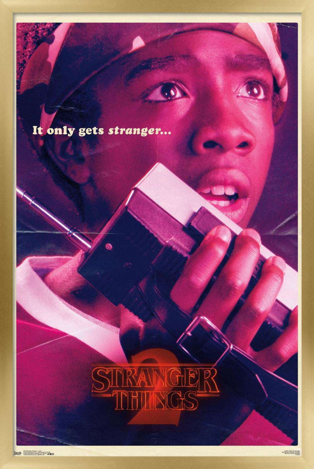 Netflix Stranger Things: Season 2 - Lucas Wall Poster, 22.375" x 34", Framed