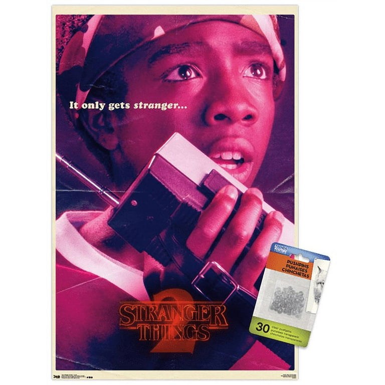 Netflix Stranger Things: Season 2 - Lucas Wall Poster with Push