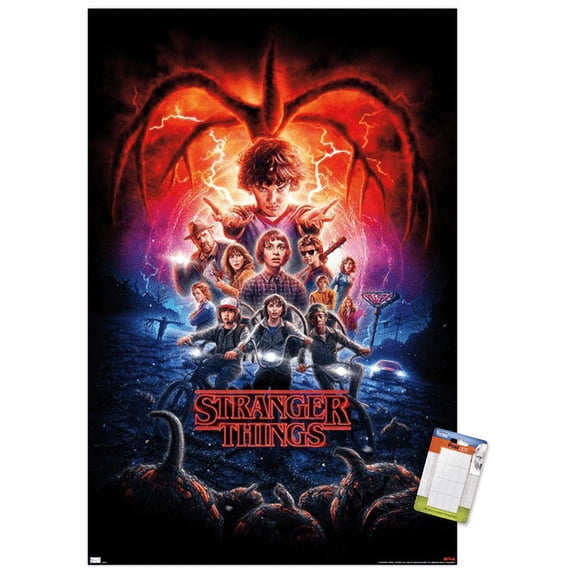 Netflix Stranger Things: Season 2 - One Sheet Wall Poster, 22.375" x 34"