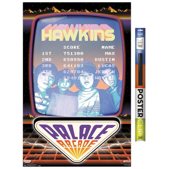 Netflix Stranger Things: Season 2 - Palace Arcade Wall Poster, 22.375" x 34"