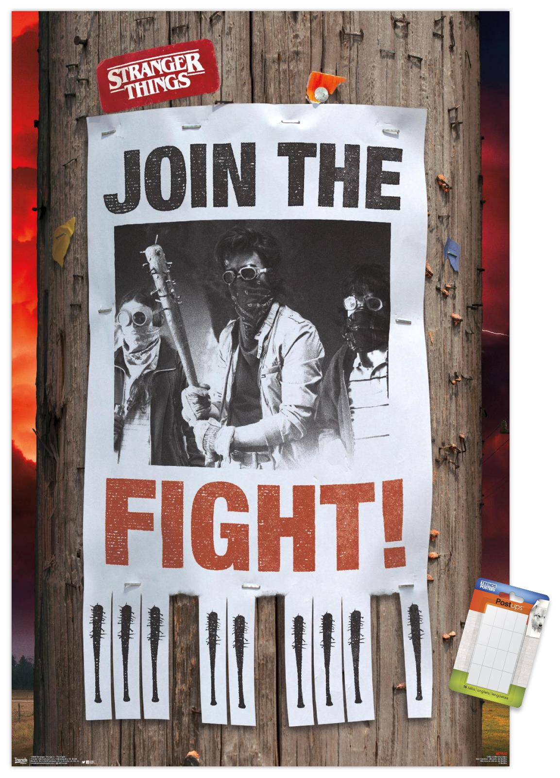 Netflix Stranger Things: Season 2 - The Fight Wall Poster, 14.725" x 22.375"