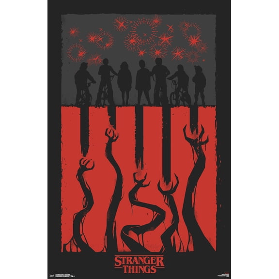 Netflix Stranger Things: Season 3 - 4Th Illustration Wall Poster, 22.375" x 34"