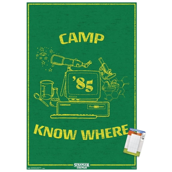 Netflix Stranger Things: Season 3 - Camp Know Where Wall Poster, 22.375" x 34"
