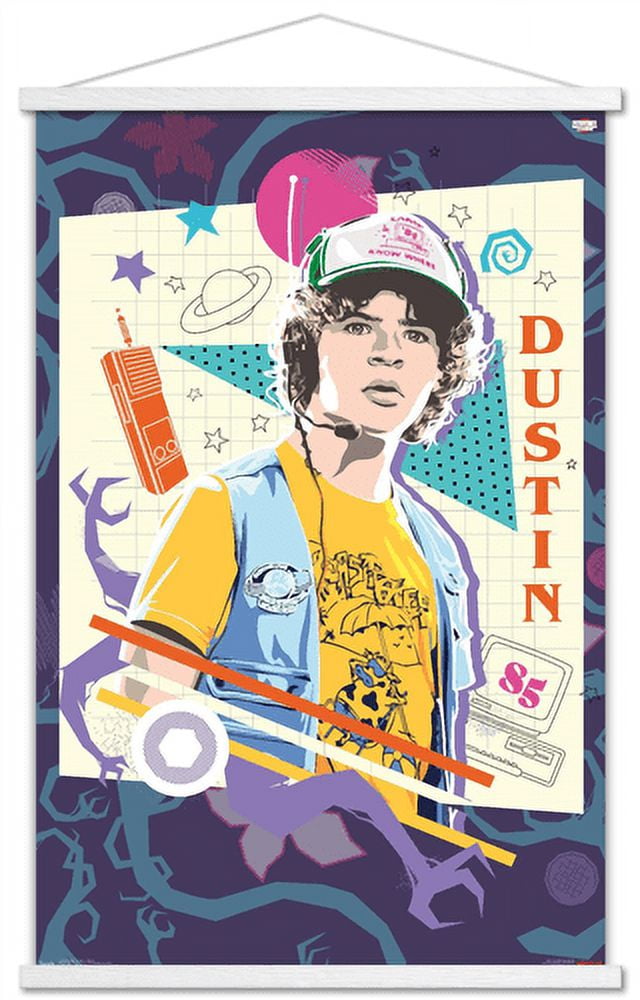 Netflix Stranger Things: Season 3 - Dustin Wall Poster with Magnetic Frame, 22.375" x 34"