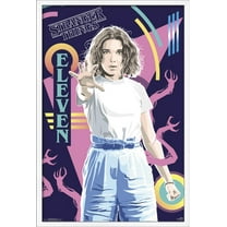 Netflix Stranger Things: Season 3 - Eleven Wall Poster, 22.375" x 34", Framed