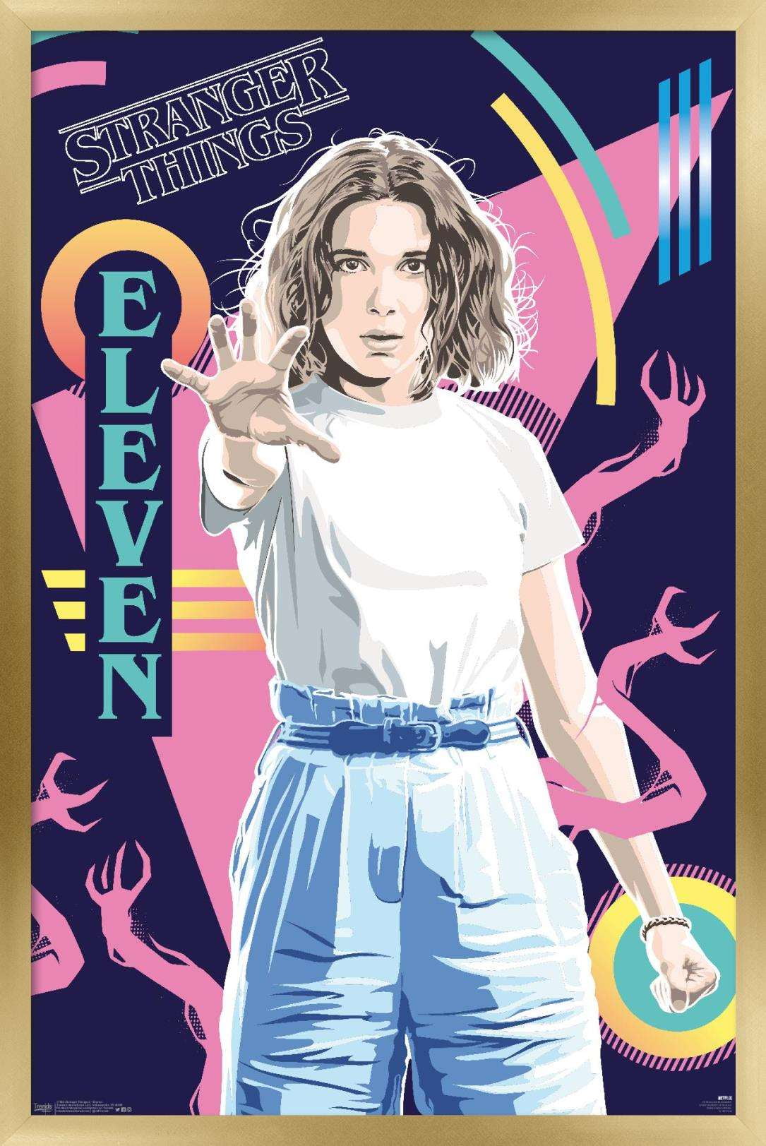 Netflix Stranger Things: Season 3 - Eleven Wall Poster, 22.375" x 34", Framed