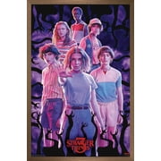 Netflix Stranger Things Season 3 - Group Wall Poster, 22.375 x 34, Framed