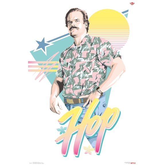 Netflix Stranger Things: Season 3 - Hop Wall Poster, 22.375" x 34"