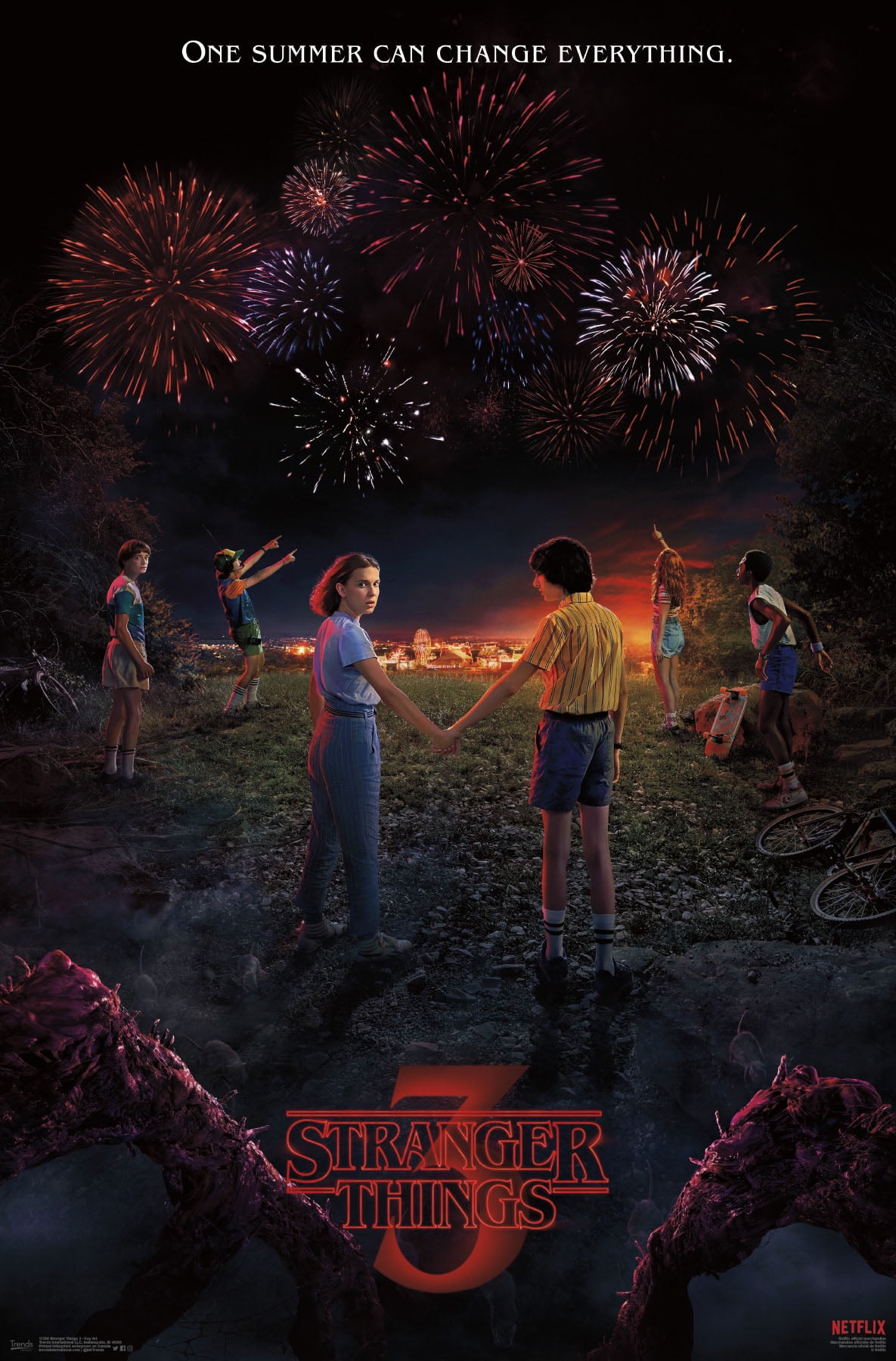 Stranger Things Series Wall Art Poster Print Netflix Original Posters  Pictures