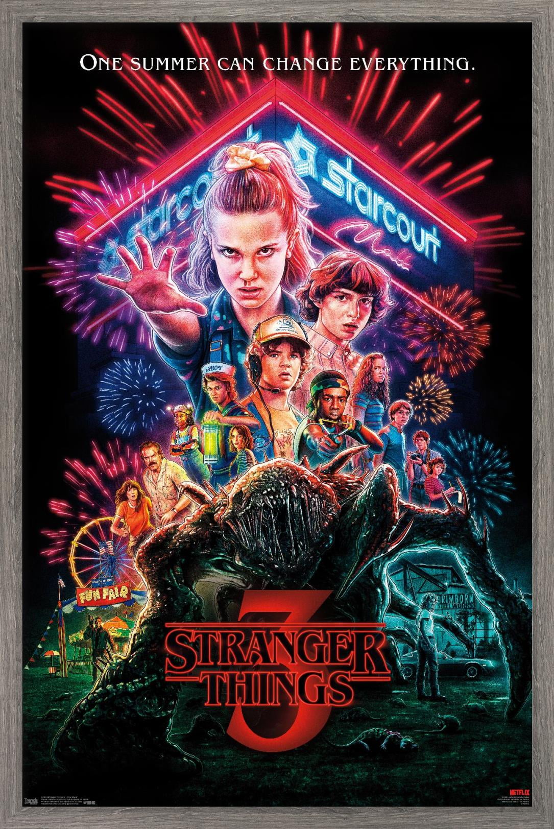 Netflix Stranger Things: Season 3 - One Sheet Wall Poster, 14.725