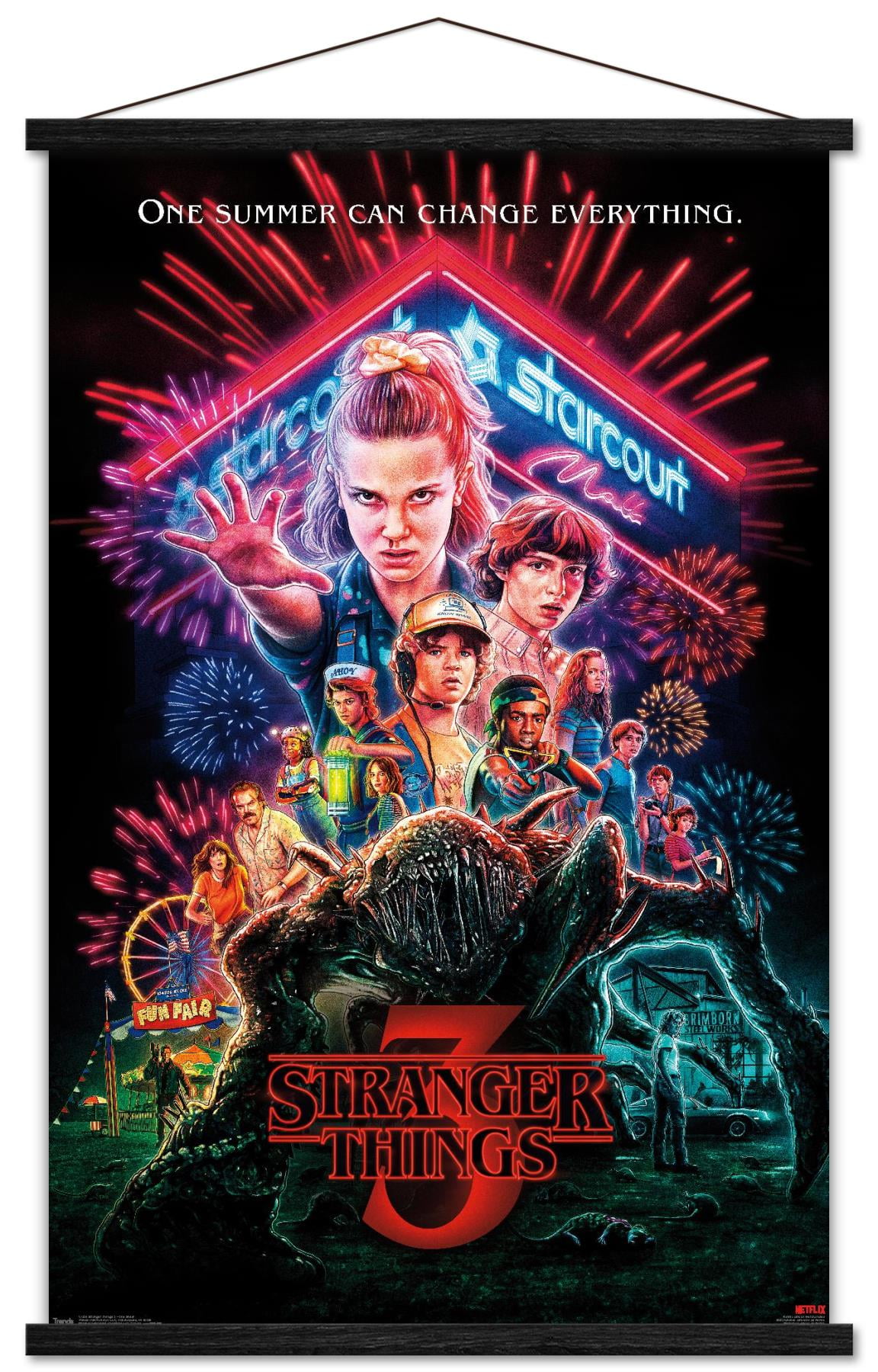 Netflix Stranger Things: Season 3 - One Sheet Wall Poster with