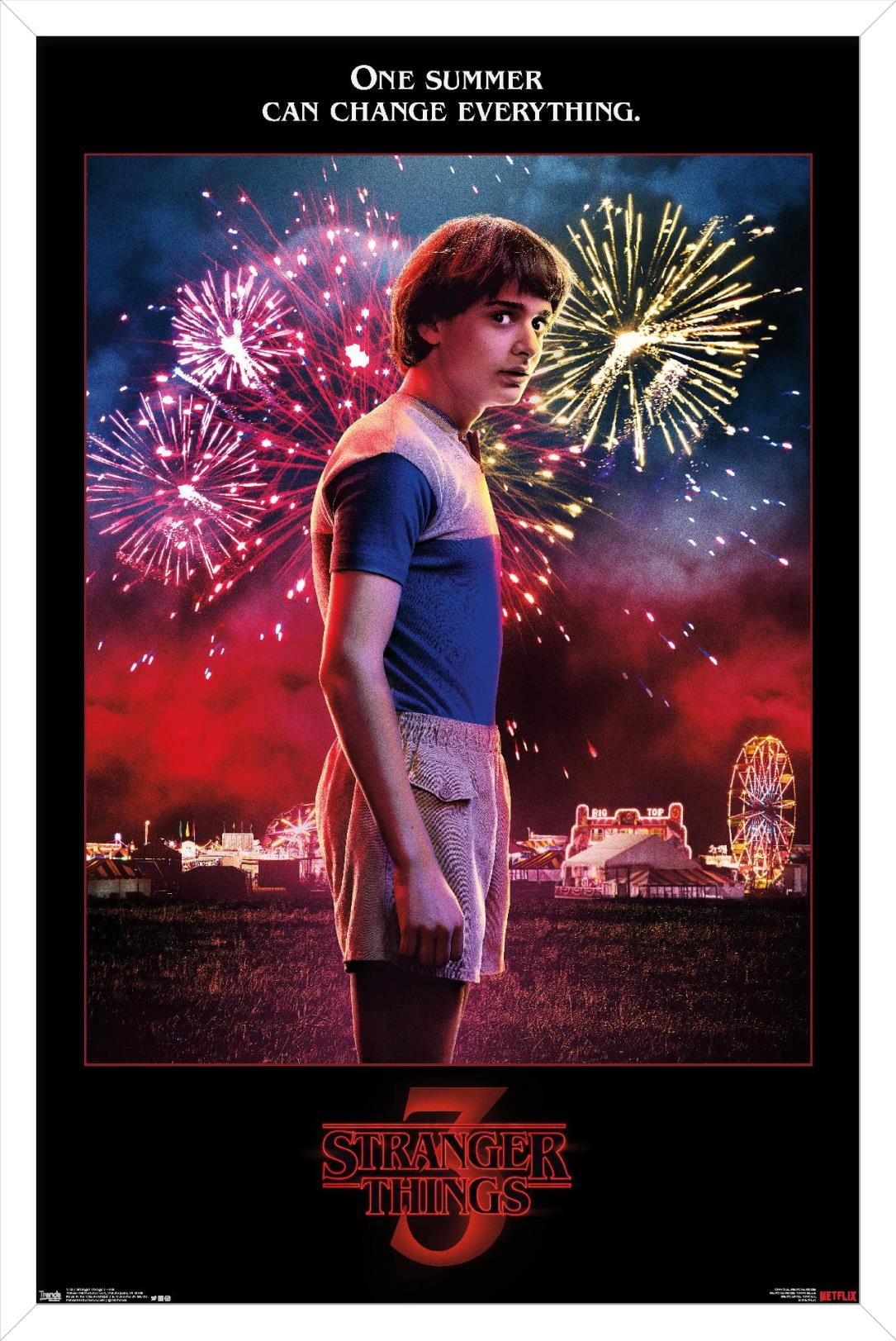 Netflix Stranger Things: Season 3 - Will Wall Poster, 14.725" x 22.375", Framed