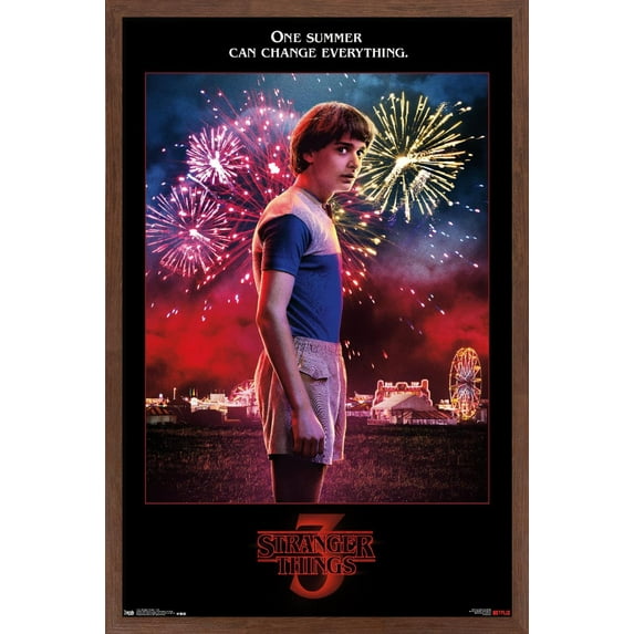 Netflix Stranger Things: Season 3 - Will Wall Poster, 22.375" x 34" Framed