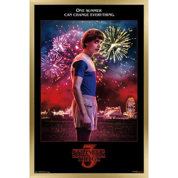 Netflix Stranger Things: Season 3 - Will Wall Poster, 22.375" x 34", Framed