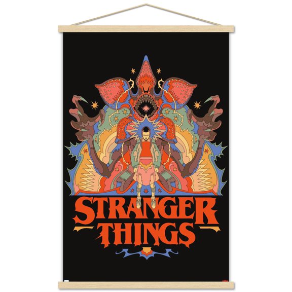 Netflix Stranger Things: Season 4 (2022) - Raul Exclusive Wall Poster with Magnetic Frame, 22.375" x 34"