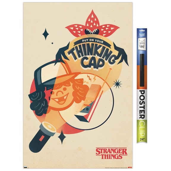 Netflix Stranger Things: Season 4 - Animated Thinking Cap Wall Poster, 22.375" x 34"